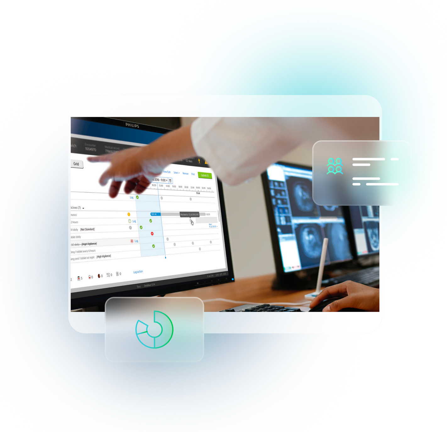 Interface do sistema Tasy para hospitais